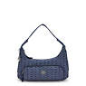 Karis Small Printed Denim Shoulder Bag, Signature Denim, small