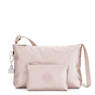 Atlez Duo Metallic Crossbody Bag and Pouch Gift Set, Love Puff Pink, small
