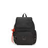 City Zip Small Printed Backpack, New Valley Black, small