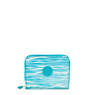 Money Love Printed Small Wallet, Aqua Pool, small
