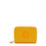 Money Love Printed Small Wallet, Soft Dot Yellow, small