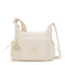 Gabb Small Smooth Satin Crossbody Bag, Simply Beige, small