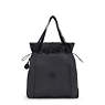 Elmar Smooth Satin Tote Bag, Simply Black, small