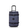 Aviana Small Printed Rolling Carry-On Duffle Bag, 3D K Blue, small