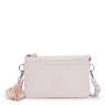 Riri Metallic Crossbody Bag, Pink Shine, small