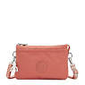 Riri Crossbody Bag, Pink Mermaid Embossed, small