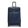 Youri Spin Large 4 Wheeled Rolling Luggage, Blue Bleu, small