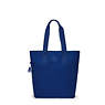 Hanifa 15" Laptop Tote Bag, Deep Sky Blue, small