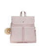 Breanna Medium Backpack, Primrose Pink Satin, small