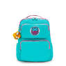 Kagan 16" Laptop Backpack, Peacock Teal Stripe, small