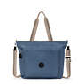 Freezia 15" Laptop Tote Bag, Perri Blue Woven, small
