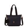 Karumi Tote Bag, Black Sateen, small