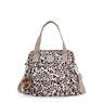 Pahneiro Printed Handbag, Leopard Feathers, small