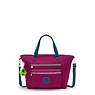 Isaac Tote Bag, Purple Fig WB, small