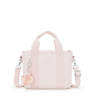 Minta Metallic Shoulder Bag, Pink Shine, small