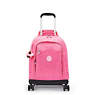 New Zea 15" Laptop Rolling Backpack, Pink Twinkle, small