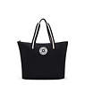 Davian Packable Tote Bag, Black White, small