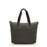 Davian Packable Tote Bag, Field Green, small