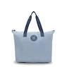 Davian Packable Tote Bag, Cozy Blue, small