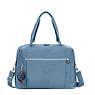 Ferra Weekender Duffel Bag, Blue Eclipse Print, small