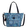 New Shopper Small Printed Tote Bag, Eager Blue, small