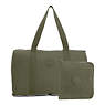 Honest Foldable Duffle Bag, Jaded Green, small