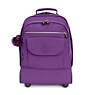 Sanaa Large Rolling Backpack, Purple Feather, small