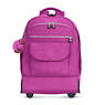 Sanaa Large Rolling Backpack, Hot Magenta, small