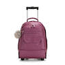 Sanaa Large Metallic Rolling Backpack, Fig Purple Metallic, small