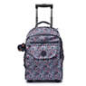Sanaa Large Printed Rolling Backpack, Rapid Navy, small