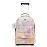 Sanaa Printed Large Rolling Backpack, Bubble Slick, small