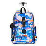 Alcatraz II Printed Rolling Laptop Backpack, Amour, small