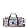 Discover Small Printed Wheeled Duffel Bag, Hello Weekend, small