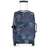 Darcey Small Printed Carry-On Rolling Luggage, Blue Red Silver Block, small