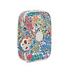 100 Pens Printed Case, Little Flower Blue, small