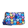 Creativity Extra Large Printed Wristlet, Clear Blue Metallic, small