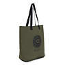 Hip Hurray Packable Tote Bag, Jaded Green, small