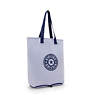 Hip Hurray Packable Tote Bag, Lavender Navy, small