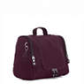 Connie Hanging Toiletry Bag, Dark Plum, small