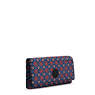 New Teddi Printed Snap Wallet, Misty Olive, small