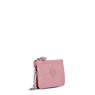 Creativity Mini Pouch Keychain, Strawberry Pink Tonal Zipper, small