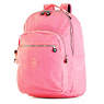 Seoul Large Laptop Backpack, Primrose Pink Satin, small