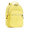 Seoul Large Laptop Backpack, Solar Yellow Varsity, small