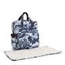 Audrie Printed Diaper Backpack, Cool Camo Grey, small