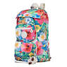 Alicia Printed Foldable Backpack, Fresh Teal Hologram, small