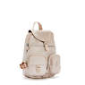 Lovebug Small Metallic Backpack, Quartz Metallic, small