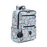 Caity Medium Printed Backpack, Polar Blue, small