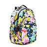 Seoul Large Printed Laptop Backpack, Poppy Floral, small