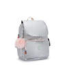 City Pack Metallic Backpack, Ice Silver Metallic, small