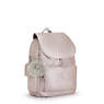 City Pack Metallic Backpack, Metallic Rose, small